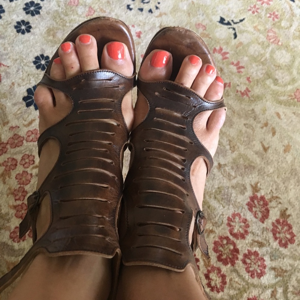 Coclico brown gladiator sandals from Spain